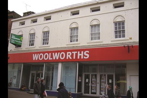 The Woolworths store in December 2009 